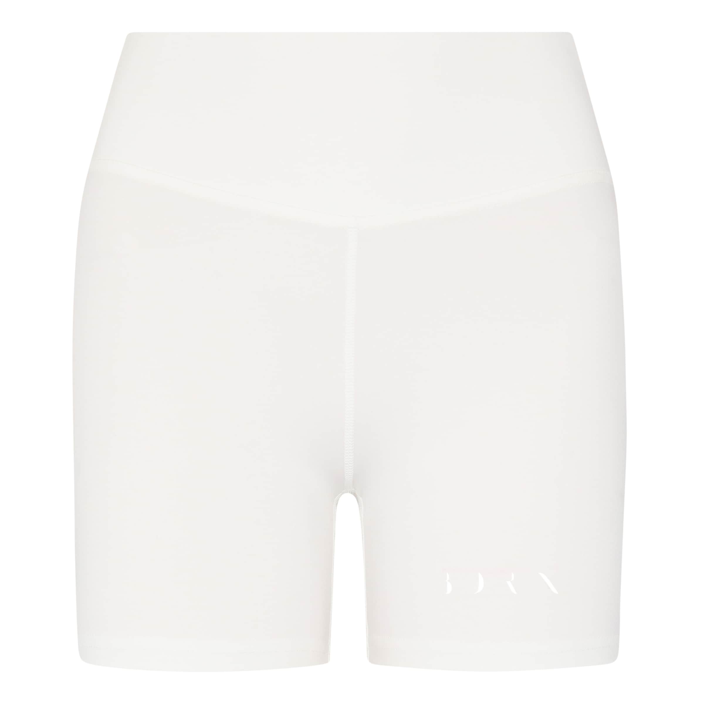 Born Skinny Sportshorts 'Roland' in Weiß: Vorderseite