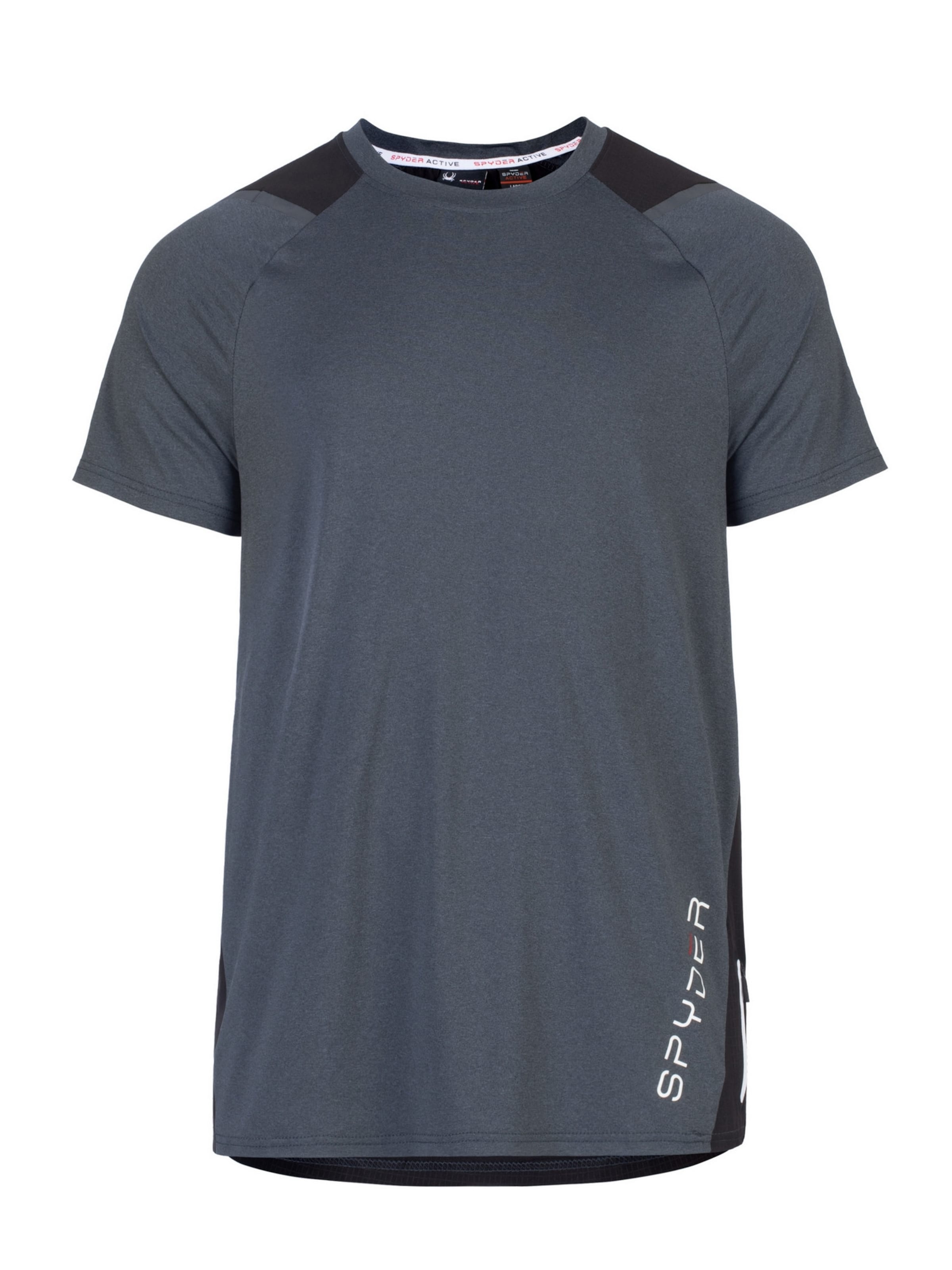 Spyder Λειτουργικό μπλουζάκι σε γκρι: μπροστά