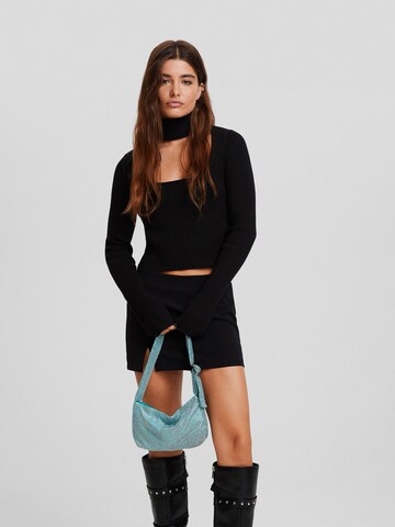 Bershka Shoulder bag in Blue