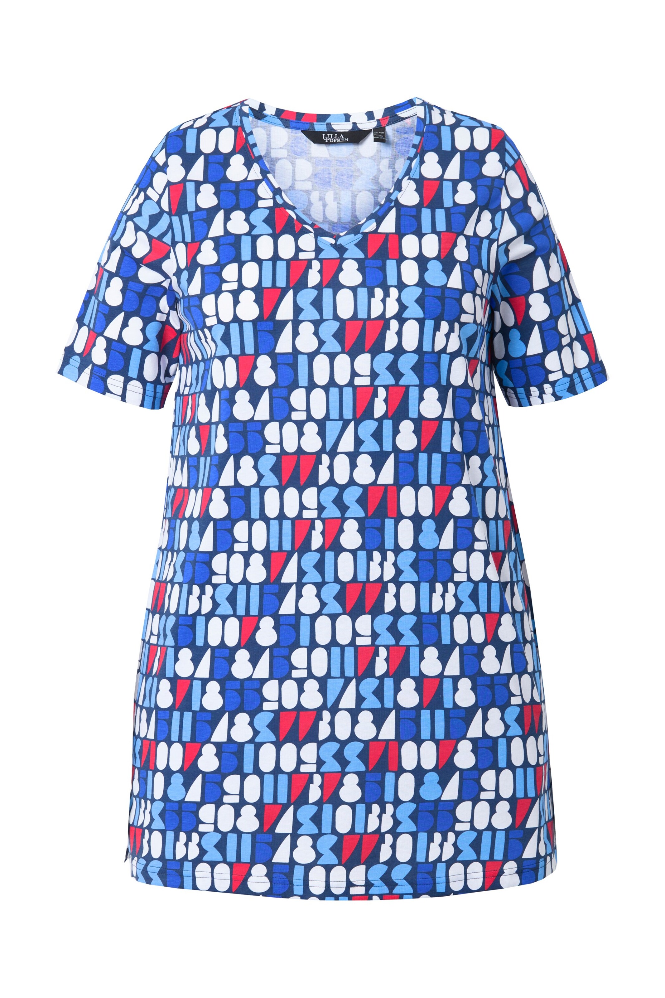 Ulla Popken Koszulka w kolorze niebieski: przód