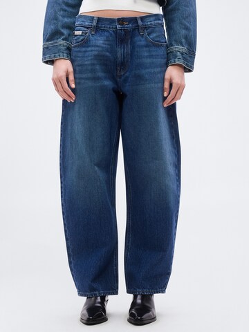 Calvin Klein Jeans Baggy Jeans in Blauw: voorkant