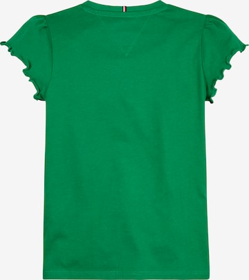 TOMMY HILFIGER Μπλουζάκι 'ESSENTIAL' σε πράσινο