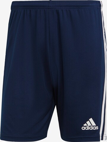 ADIDAS SPORTSWEAR Regular Workout Pants 'Squadra 21' in Blue: front