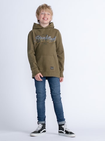 Petrol Industries Sweatshirt 'Tinley Park' in Green