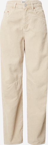BDG Urban Outfitters Loosefit Housut 'LOGAN' värissä beige: etupuoli