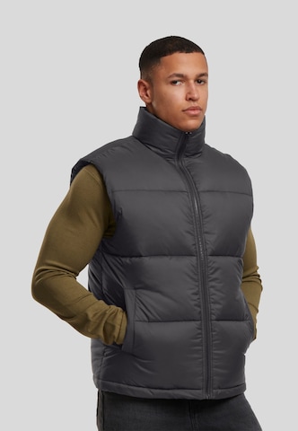 Urban Classics Bodywarmer in Grijs: voorkant