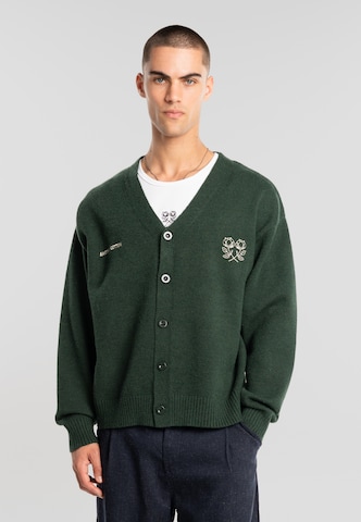 Another Cotton Lab - Casaco de malha 'Another' em verde: frente