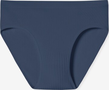 Slip ' Seamless Rib ' SCHIESSER en bleu : devant