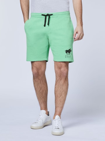 Polo Sylt Regular Pants in Green: front