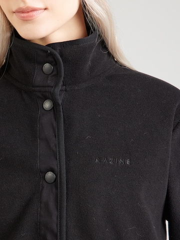 Veste en polaire mazine en noir