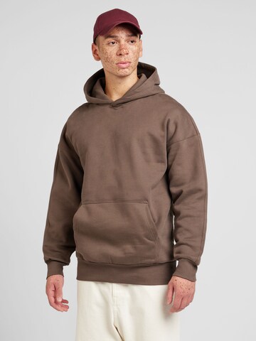 Only & Sons Slim fit Sweatshirt 'ONSDAN' in Brown: front