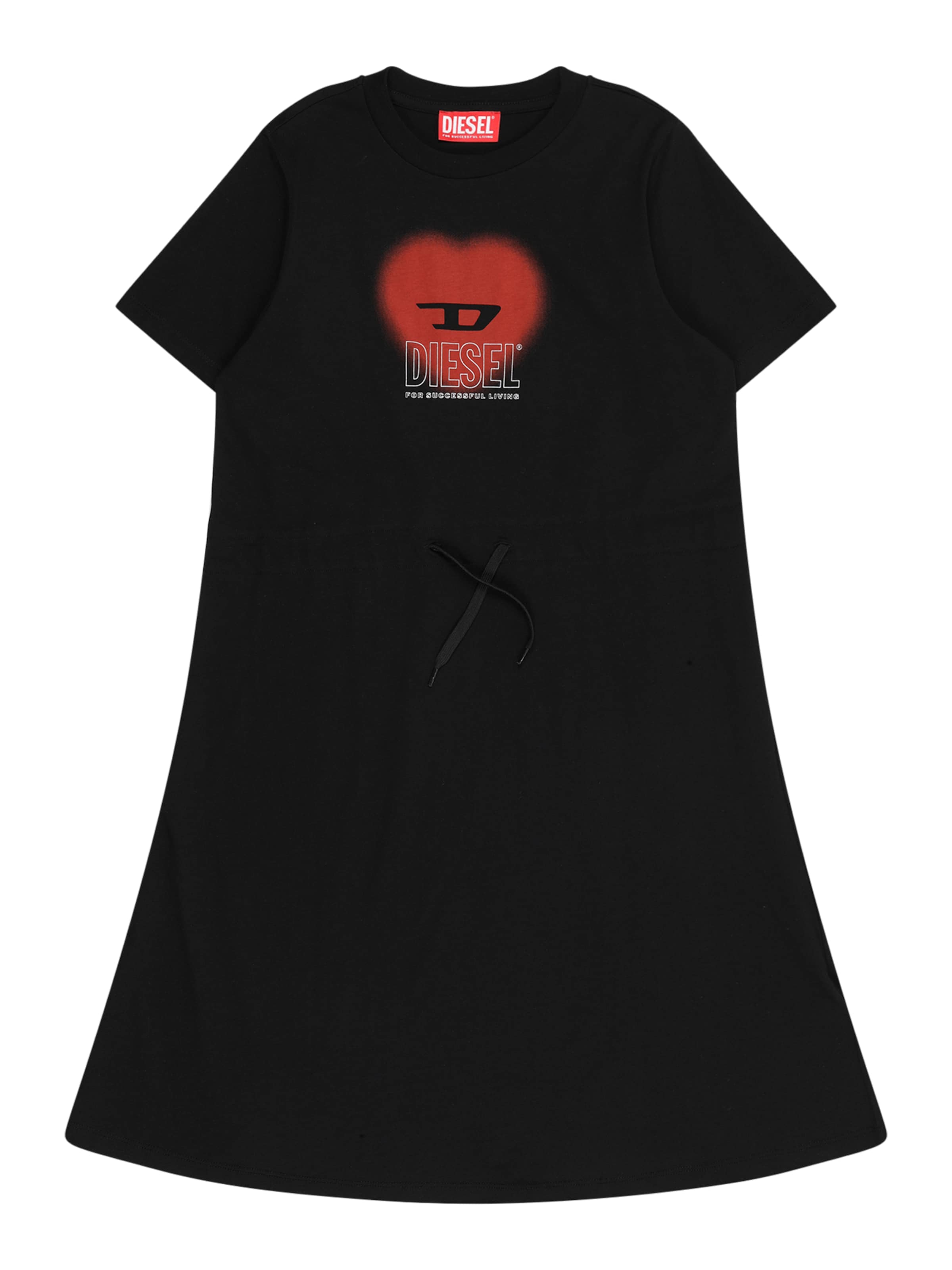 DIESEL Φόρεμα σε μαύρο: μπροστά