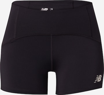 new balance Skinny Workout Pants 'Accelerate' in Black: front