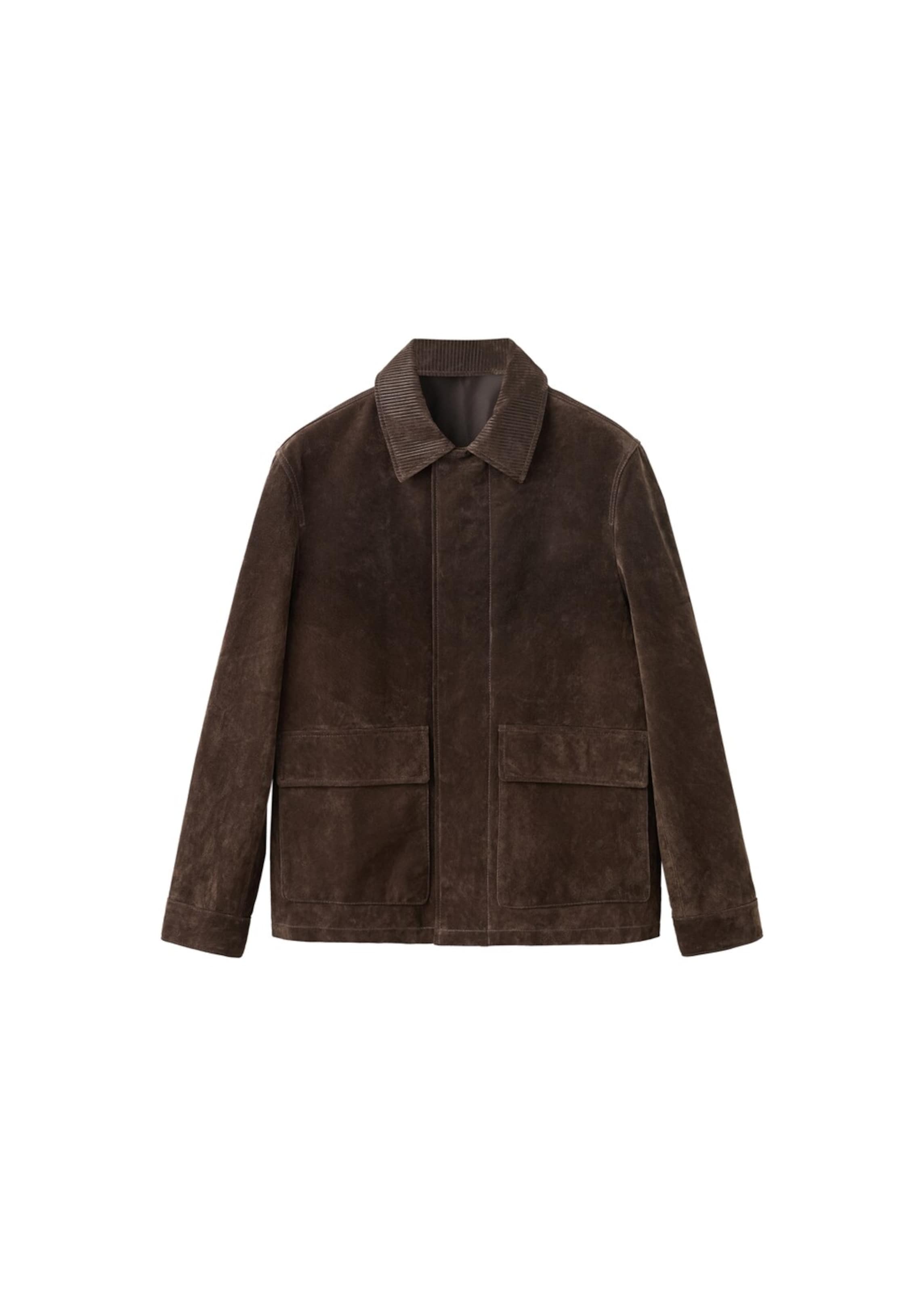 MANGO MAN Jacke in schoko, Produktansicht