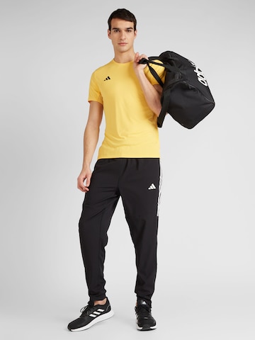 T-Shirt fonctionnel 'Adizero Essentials' ADIDAS PERFORMANCE en jaune