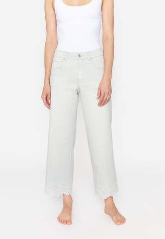 Angels Wide leg Jeans 'Linn' in Grijs: voorkant