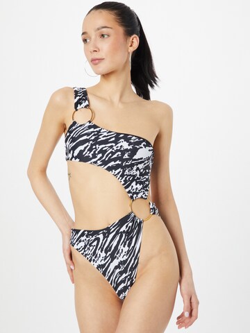 Misspap Swimsuit in Black: front