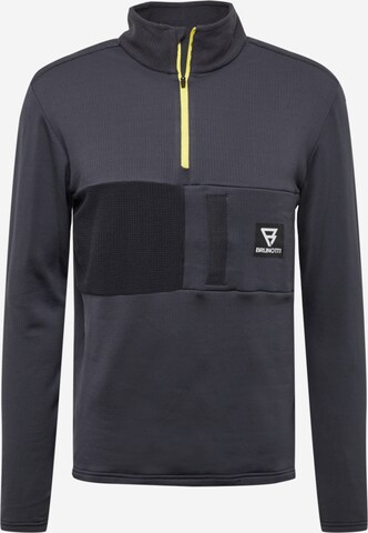 BRUNOTTI Athletic Sweater 'Keanu' in Grey: front