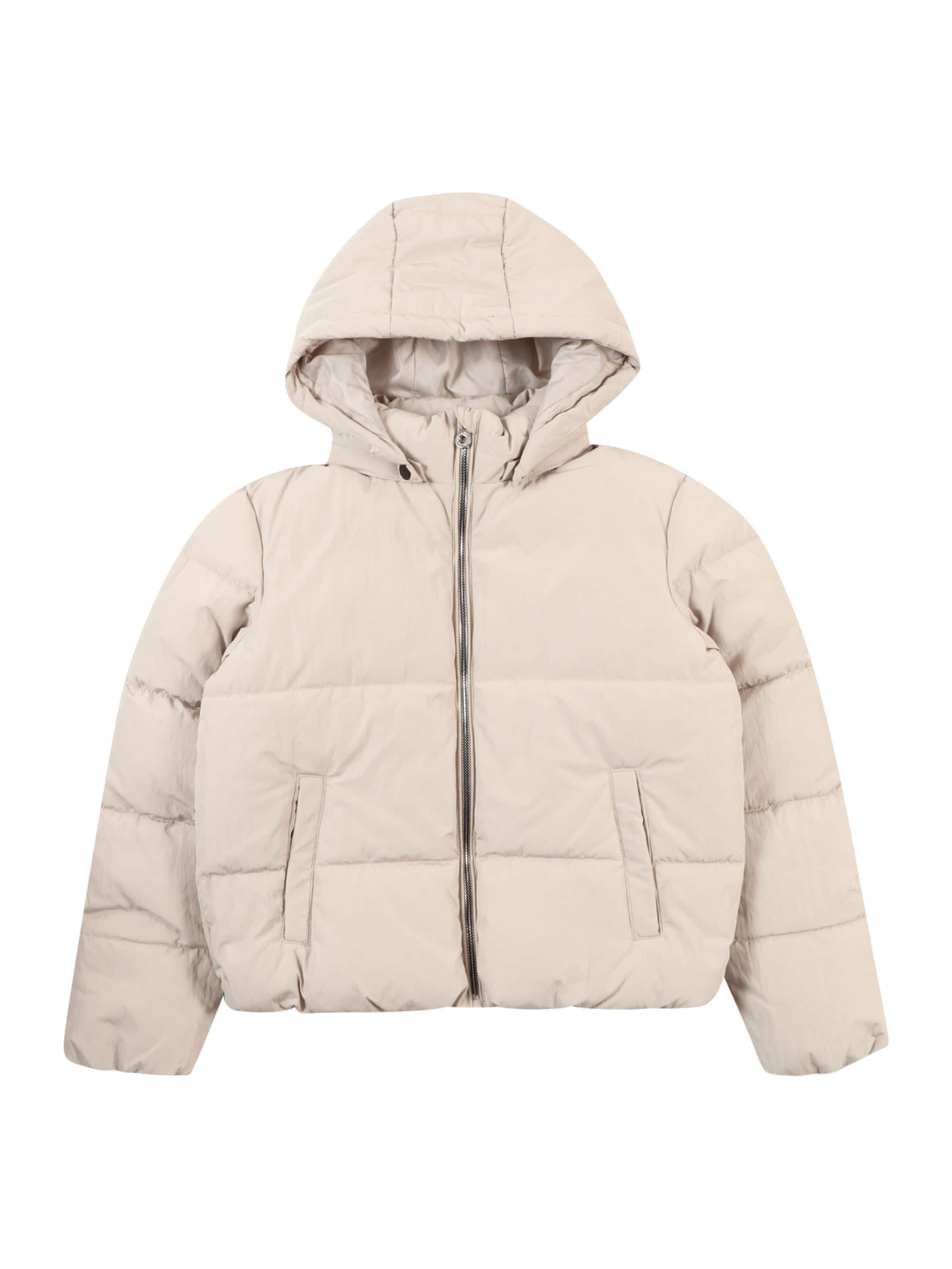 ONLY GIRLS Winter Jacket 'KOGDolly' in Grey: front