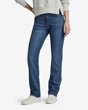 Regular Jean G-Star RAW en bleu : devant