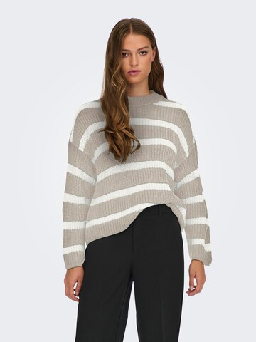 JDY Pullover 'JUSTY' in Grau: predná strana