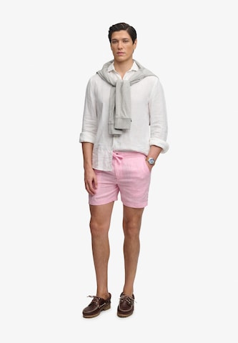 Coupe slim Pantalon 'Merchant Store' Superdry & Co en rose