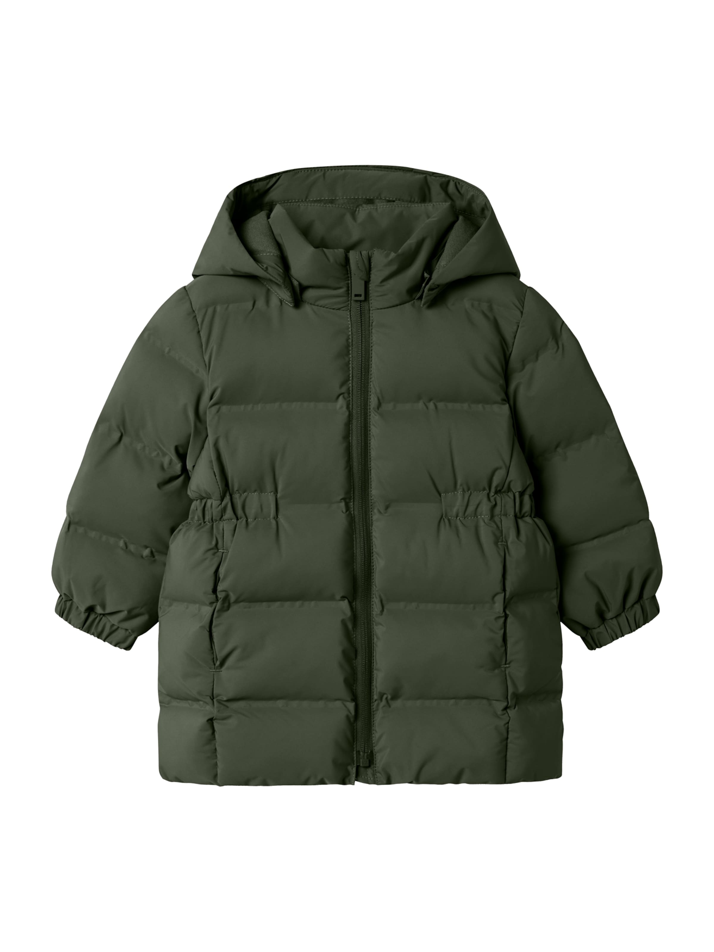 NAME IT Winter Jacket 'NMFMUSK' in Green: front
