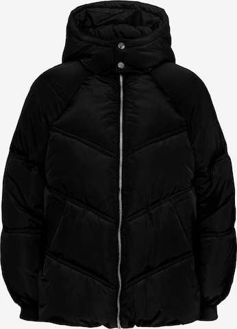 PIECES Between-Season Jacket 'Nelicity' in Black: front