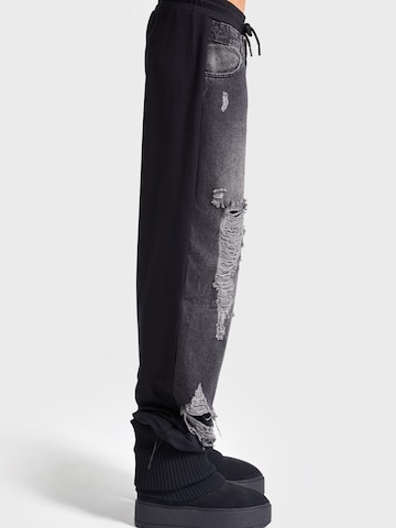 IT'S BASIC Loose fit Jeans 'Skater Mid Rise Jeans' in Black