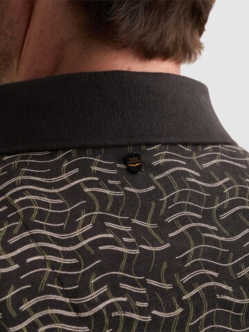 PME Legend - Camiseta 'Polo shirt in 100% cotton with allover print' en gris