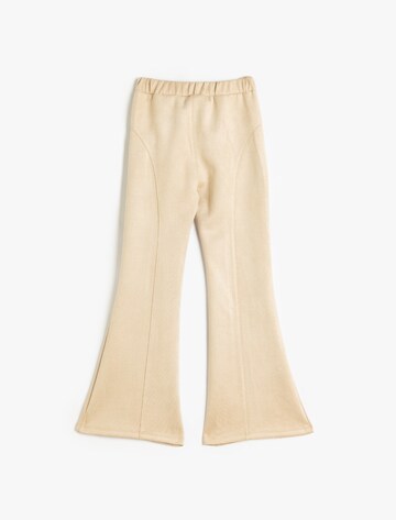 Koton Flared Trousers in Beige