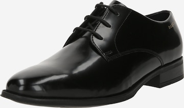 bugatti Buty sznurowane 'Zavinio' w kolorze czarny: przód