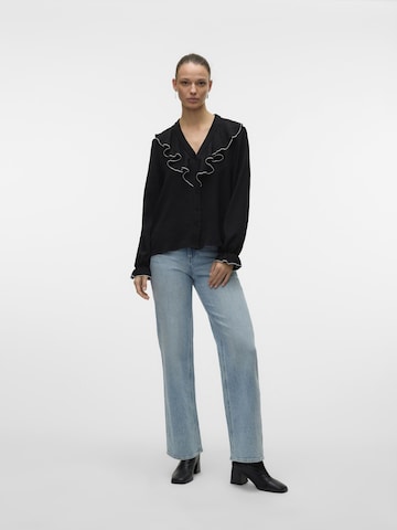 VERO MODA Bluse 'ALVA' i sort