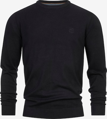 INDICODE Sweater in Black: front