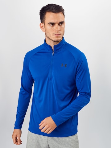 UNDER ARMOUR Sportshirt 'Tech 2.0' in Blau: predná strana
