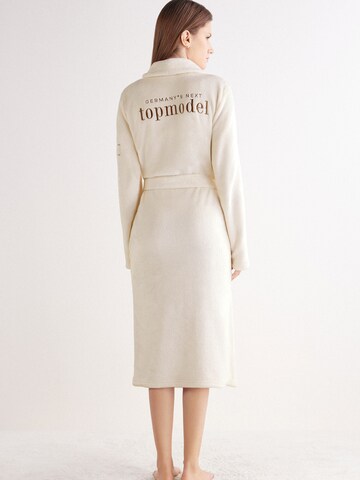 INTIMISSIMI Long Bathrobe in Beige