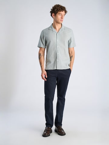 Lindbergh Regular fit Overhemd in Blauw