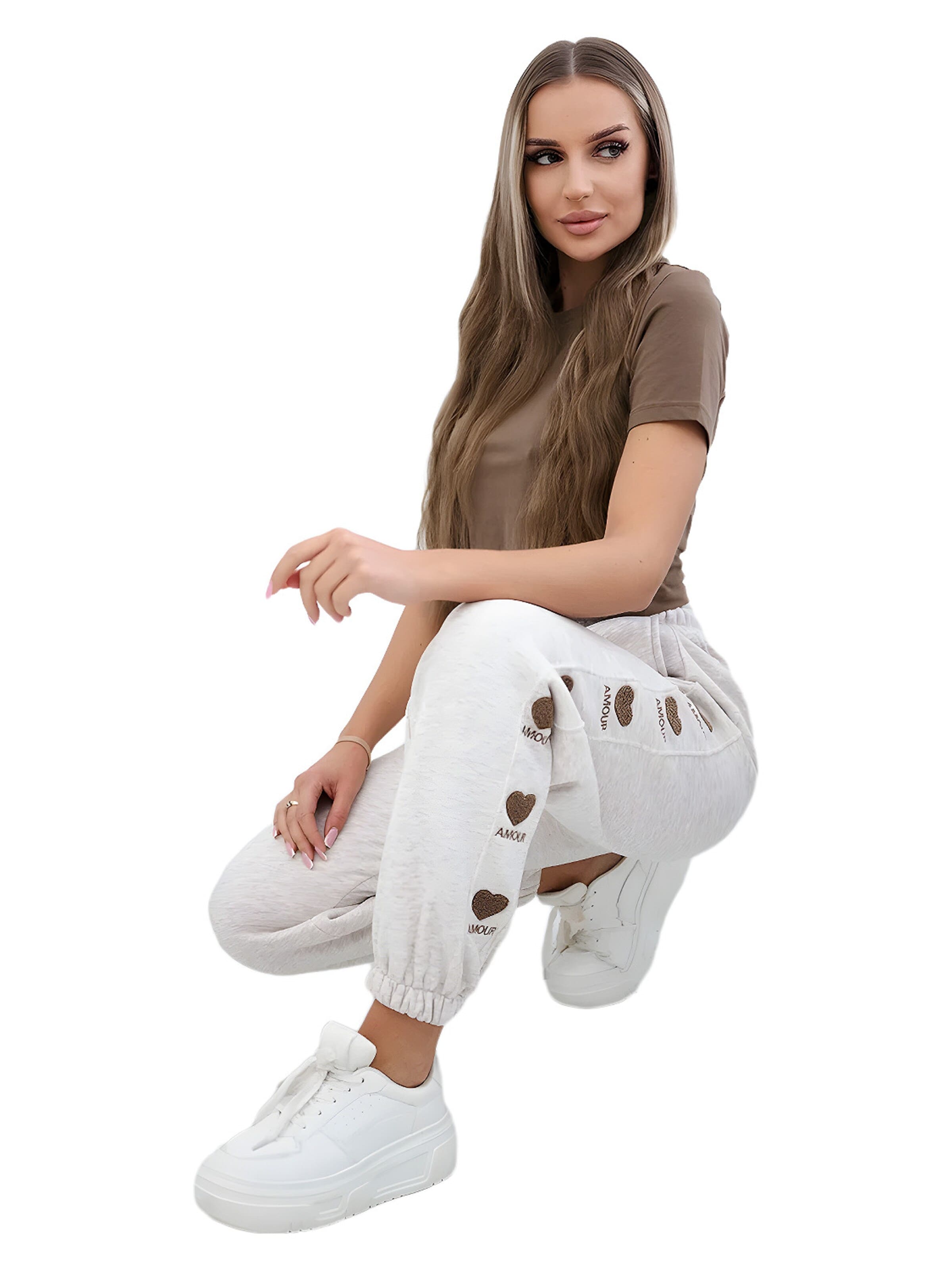 Lumera Pants in Beige: front