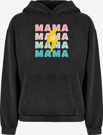 Merchcode Sweatshirt 'Mothers Day - Mama' in Black: front