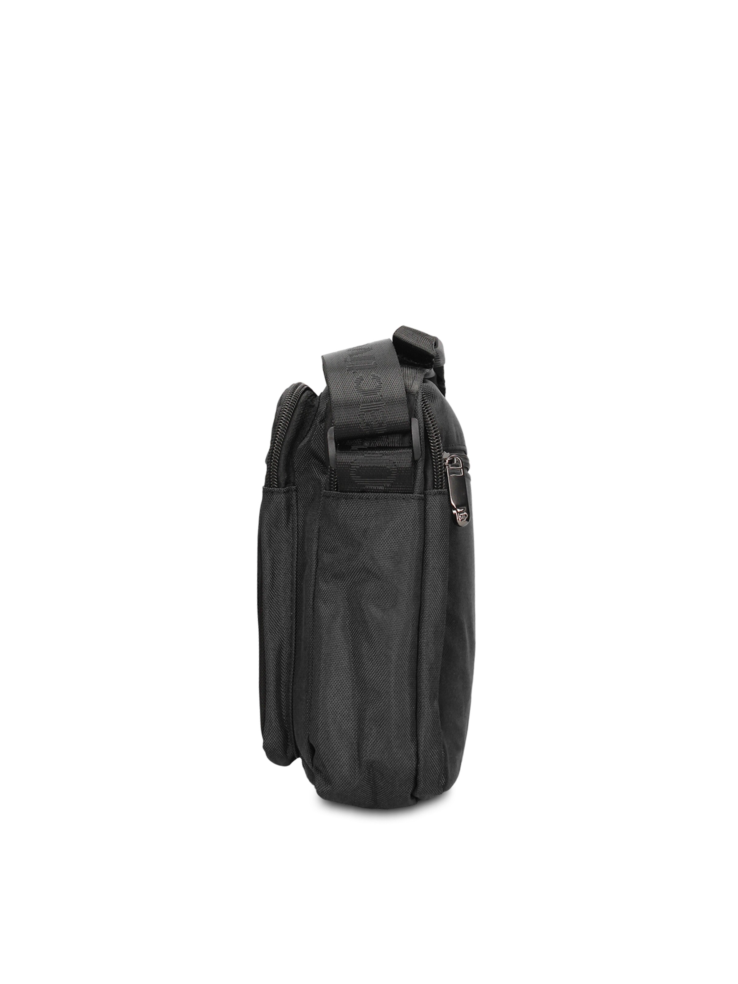 Borsa a tracolla 'Borsa a Tracolla Uomo Vegan Leather con Zip' di Coveri Collection in nero
