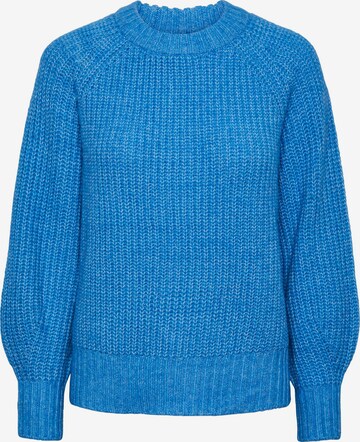 PIECES Sweater 'KATRIN' in Blue: front