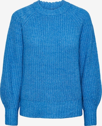 PIECES Sweater 'KATRIN' in Blue: front