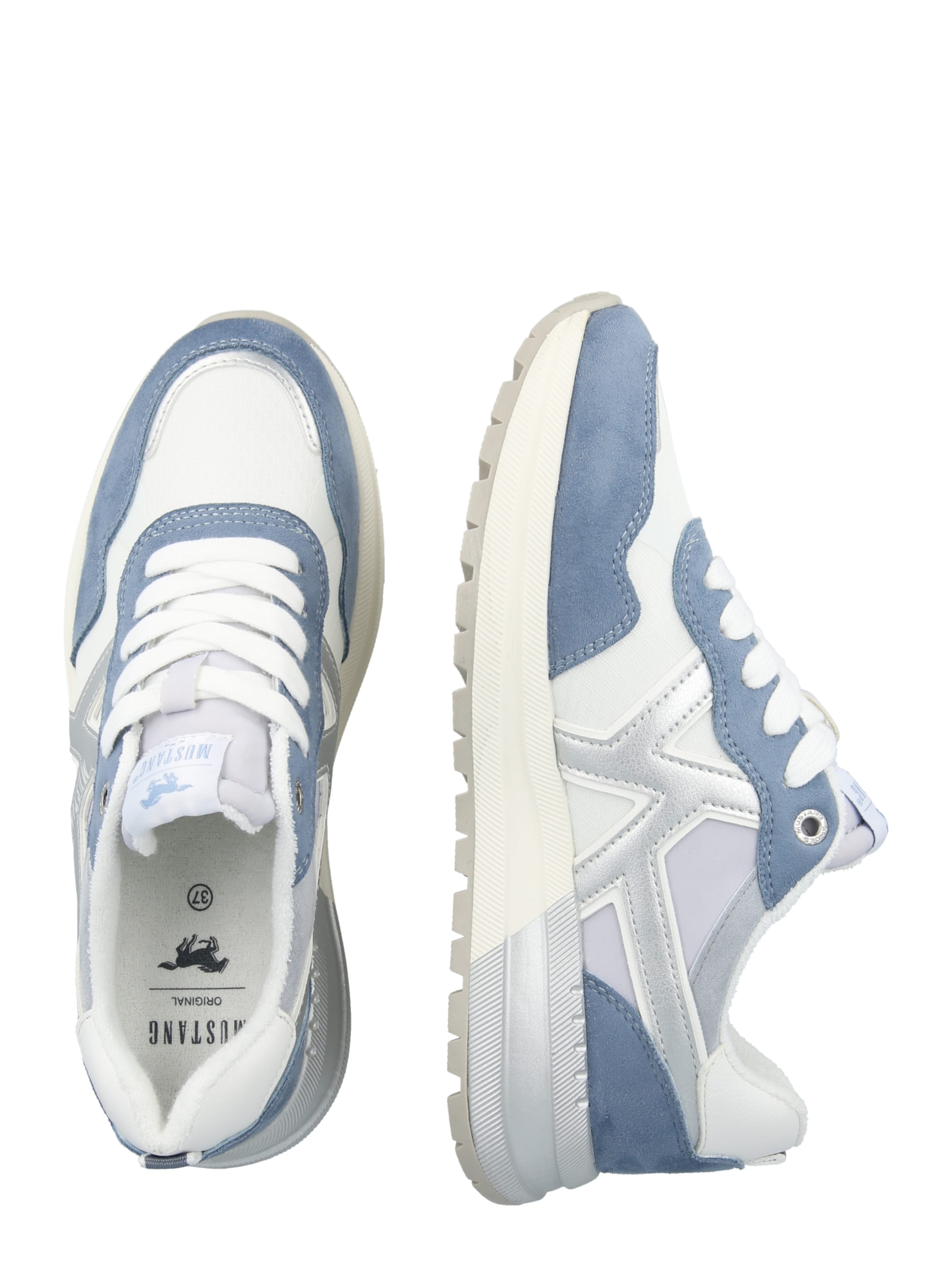 MUSTANG Σνίκερ χαμηλό σε μπλε