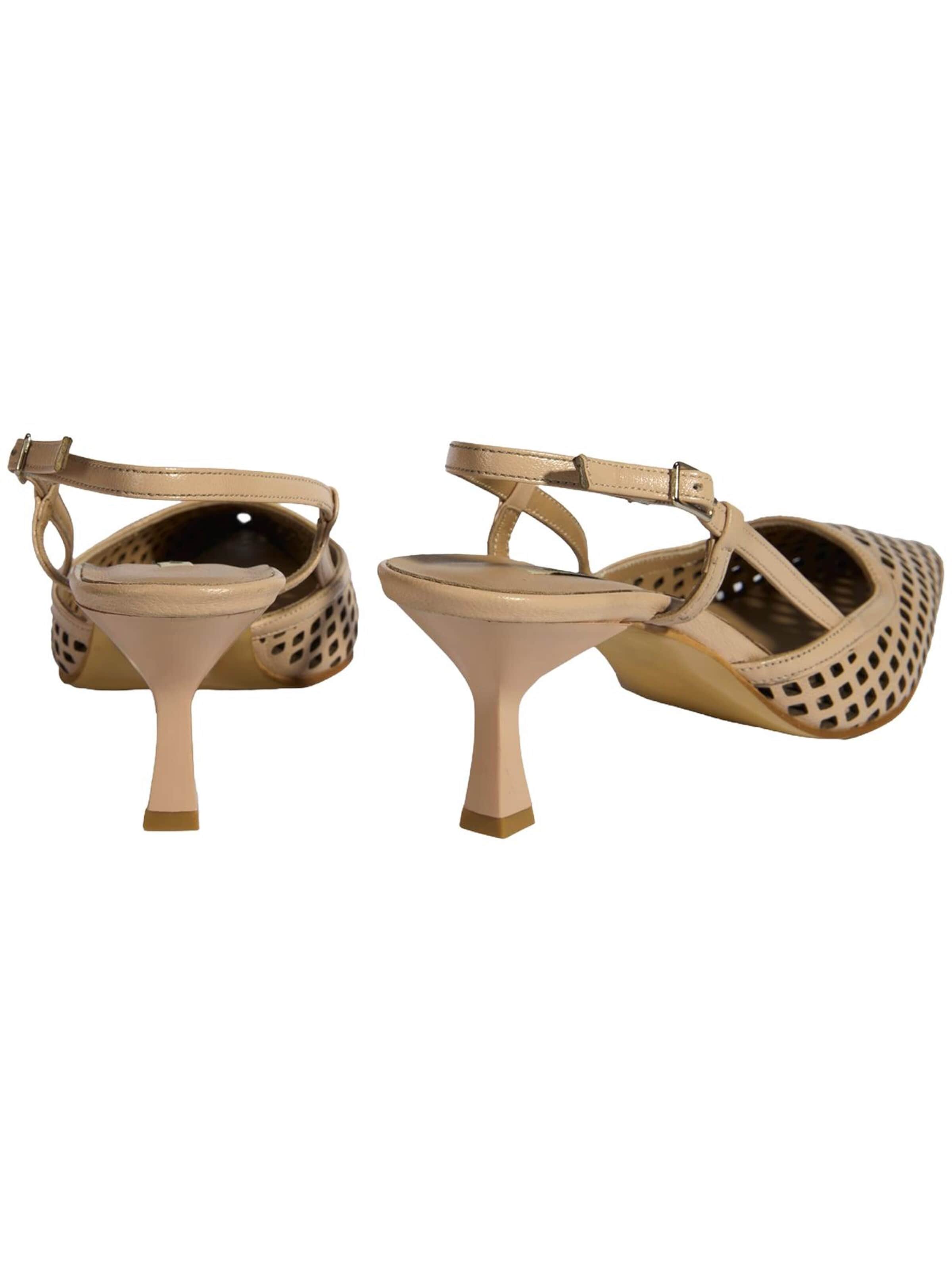 Desa - Zapatos destalonado 'High Heels' en beige