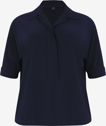 Yoek Shirt in Blauw: voorkant