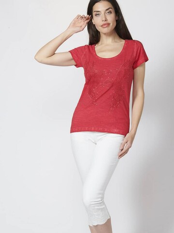 T-shirt KOROSHI en rouge