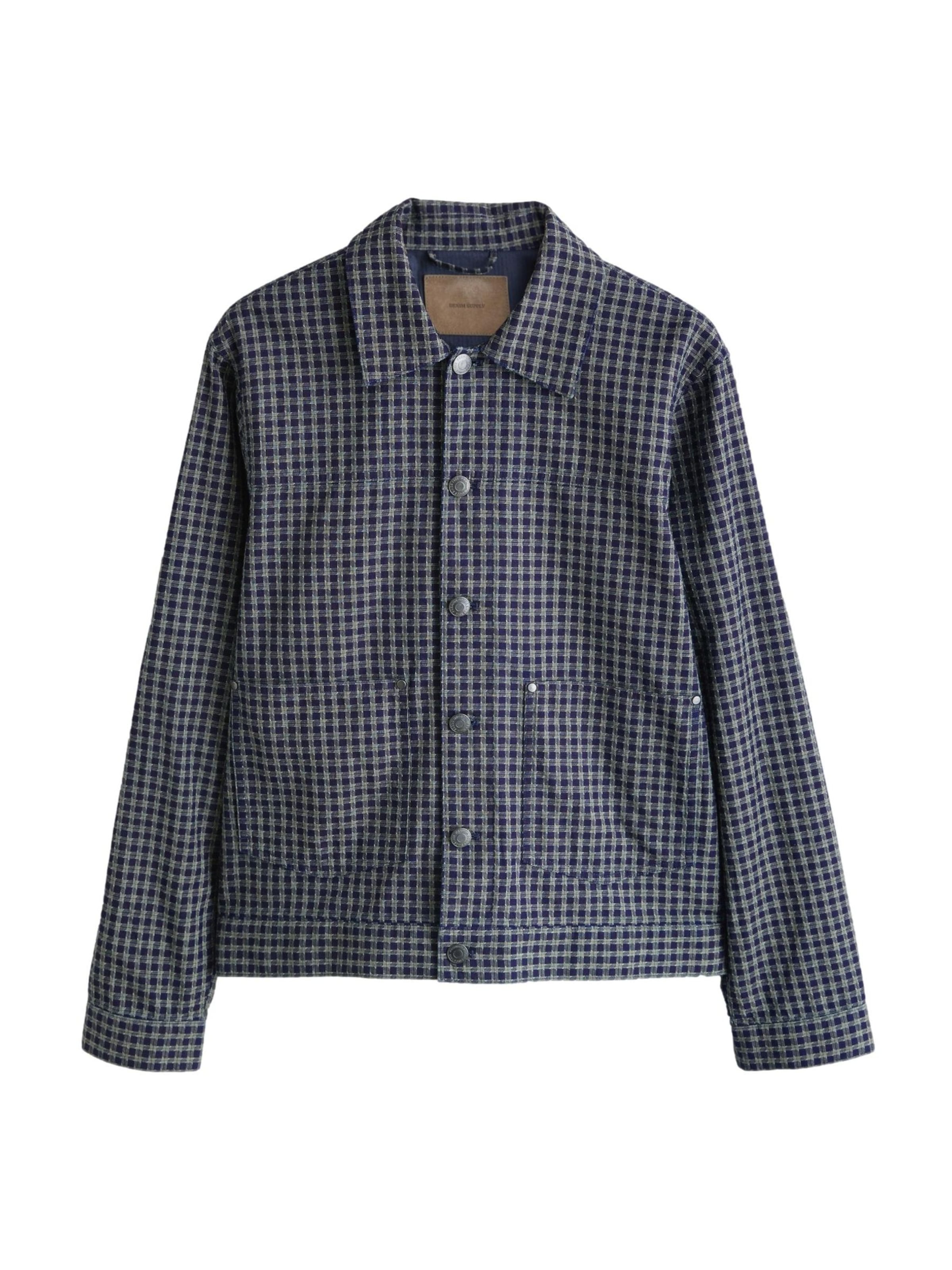 Next Tussenjas in Blauw: voorkant