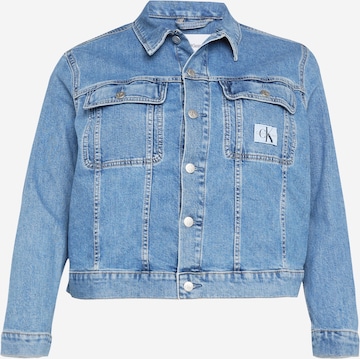 Calvin Klein Jeans Plus Between-Season Jacket '90'S' in Blue: front