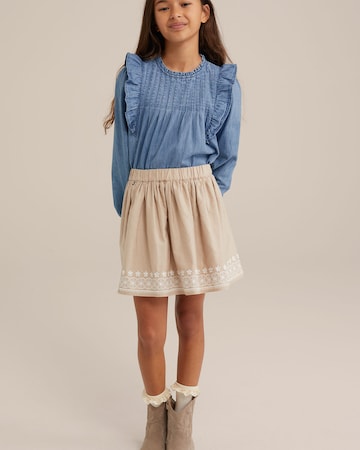 WE Fashion Skirt in Beige