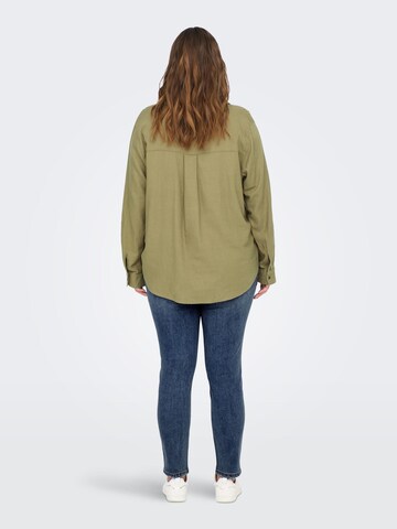 ONLY Carmakoma Blouse 'CARYasmin' in Groen